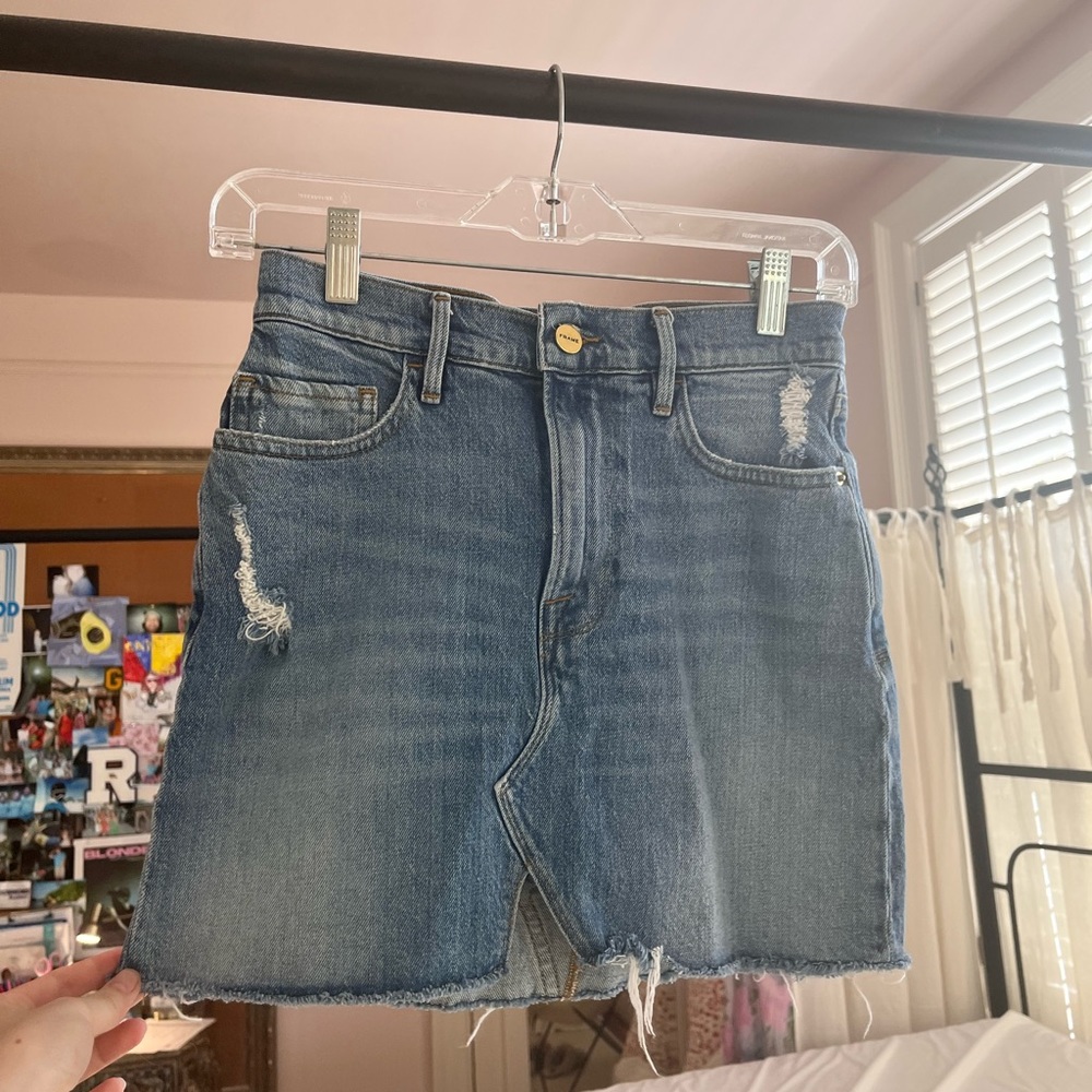Frame denim skirt